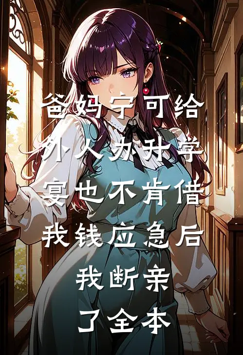 爸妈宁可给外人办升学宴也不肯借我钱应急后，我断亲了全本