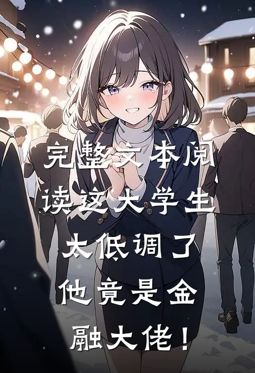 完整文本阅读这大学生太低调了，他竟是金融大佬！