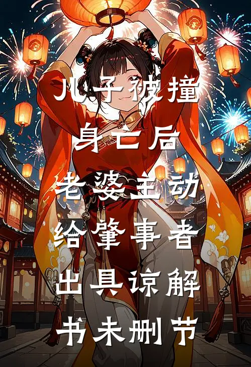 儿子被撞身亡后，老婆主动给肇事者出具谅解书未删节