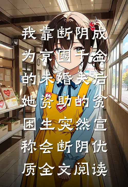 我靠断阴成为京圈千金的未婚夫后，她资助的贫困生突然宣称会断阴优质全文阅读