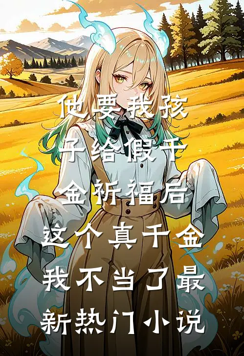 他要我孩子给假千金祈福后，这个真千金我不当了最新热门小说