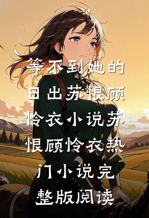 等不到她的日出苏恨顾怜衣小说苏恨顾怜衣热门小说完整版阅读
