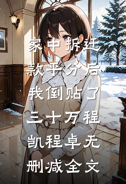 家中拆迁款平分后，我倒贴了三十万程凯程卓无删减全文
