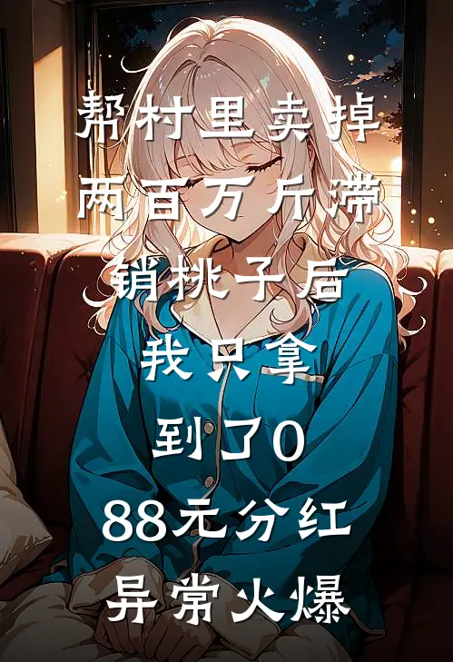 帮村里卖掉两百万斤滞销桃子后，我只拿到了0.88元分红异常火爆