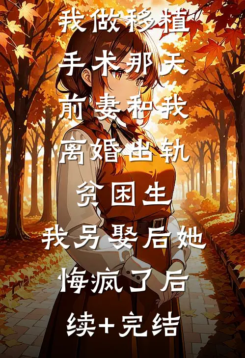 我做移植手术那天，前妻和我离婚出轨贫困生，我另娶后她悔疯了后续+完结