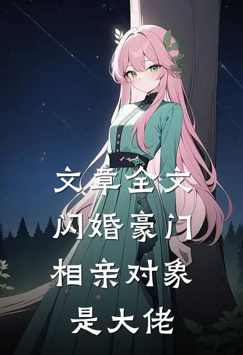 文章全文闪婚豪门：相亲对象是大佬